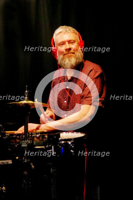 Eric Young, Aaron Liddard Quintet, Verdict Jazz Club, Brighton, East Sussex, 25 Mar 2023. Creator: Brian O'Connor.