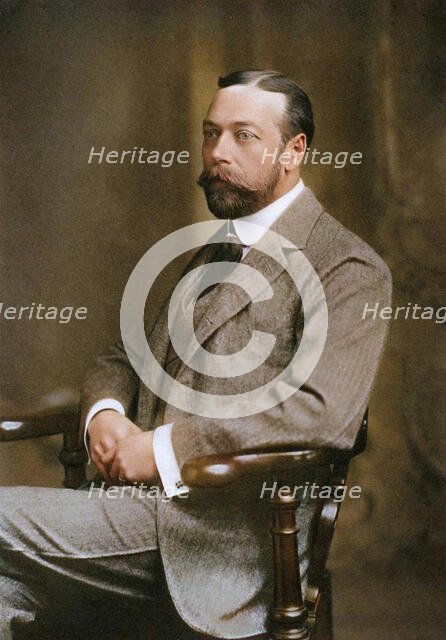 King George V of Great Britain (1865-1936), 1912. Creator: Downey.