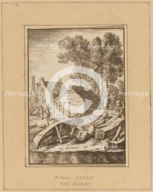 Shipyard, 1761, published 1765. Creator: Cornelis Ploos van Amstel.