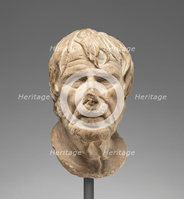 Head of a Man (Pseudo-Seneca/Hesiod (?) type), 1st century A.D. Creator: Unknown.