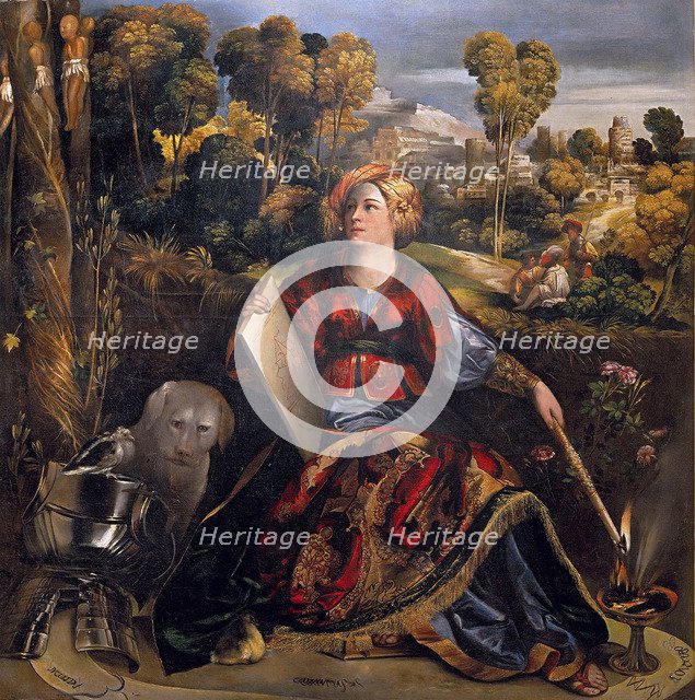 The sorceress Melissa. Artist: Dossi, Dosso (ca. 1486-1542)