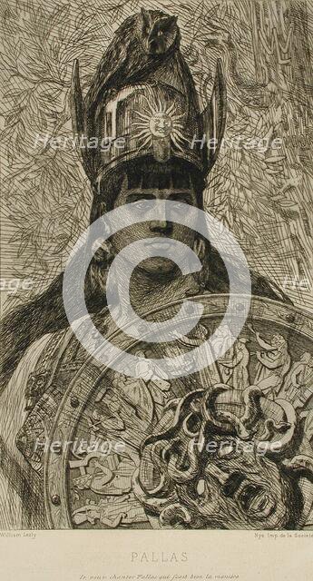 Pallas, 1874. Creator: Félicien Rops.