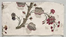 Textile Fragment, 1760-1780. Creator: Unknown.