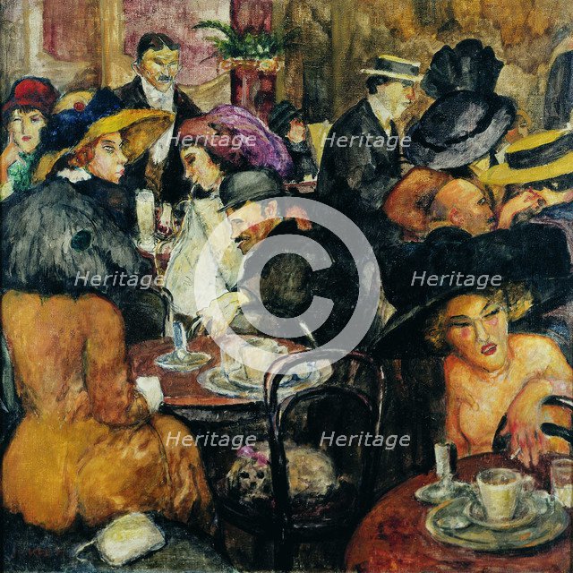 In the Romanesque Café, 1912.