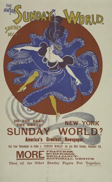 The New York Sunday world. Sunday Dec 8th. 1895, c1893 - 1897. Creator: Unknown.