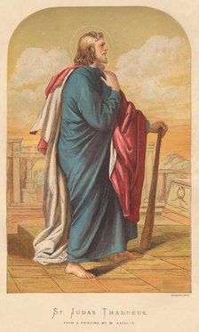 'St. Judas Thaddeus', mid-late 19th century. Creator: Wilhelm Kandler.