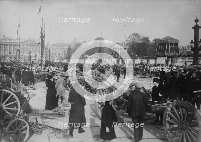 Trophies, Place de la Concorde, 1918 or 1919. Creator: Bain News Service.