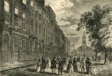 'Church Row, Hampstead, in 1750', (c1876). Creator: Unknown.