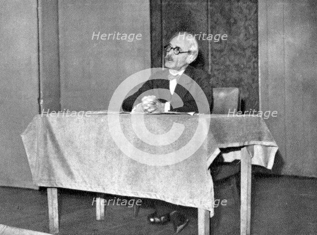 Paul Valery, French poet, essayist and philosopher, 1935. Artist: Unknown