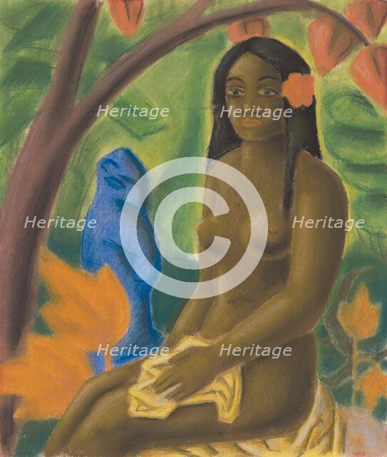 Girl from Tahiti, around 1930. Creator: Mikulas Galanda.