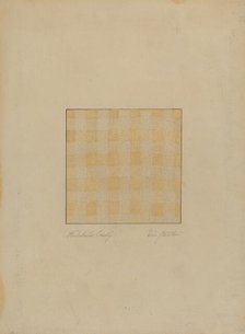 Piece of Linen, c. 1936. Creator: Daniel Fletcher.