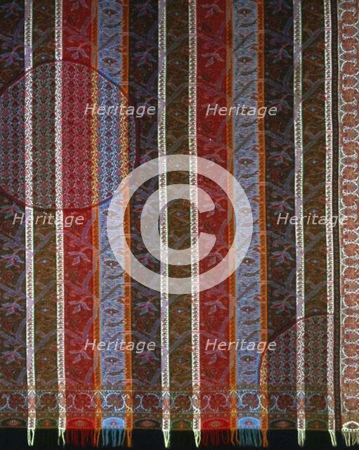 Square Shawl, Europe, 1840/55. Creator: Unknown.