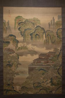 Palace Landscape, early 19th century. Creator: Tani Buncho.