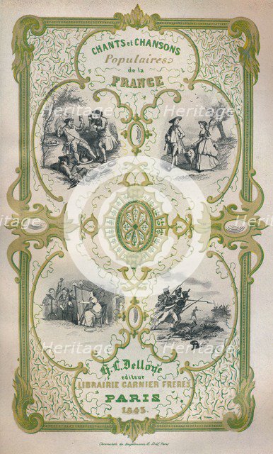 'Chants et chansons populaires de France', 1843 (1947). Artist: Unknown.