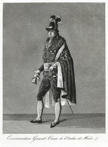 "Commandeur Grand-Croix de l'Ordre de Wasa", 1780s.  Creator: Johan Abraham Aleander.