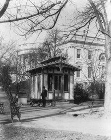 Park watchman's lodge at the White House, n.d.. Creator: Frances Benjamin Johnston.