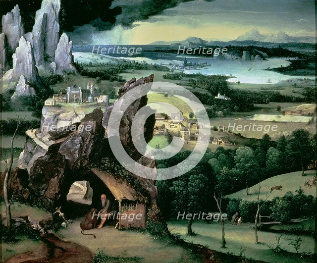  'Landscape with Saint Jerome', by Joachim Patinir.