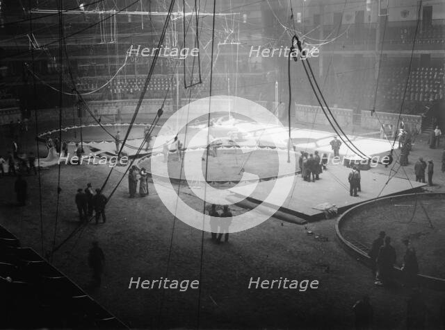 Preparing for Circus Week - Madison Sq. Garden, 1913. Creator: Bain News Service.