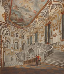 The Grand staircase of the Winter palace (Also known as Ambassador's staircase or Jordan staircase),