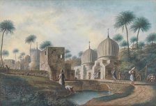 Tombs of Great Arab Saints to be seen in the Neighborhood of Rosetta, Egypt, ca. 1800. Creator: Luigi Mayer.
