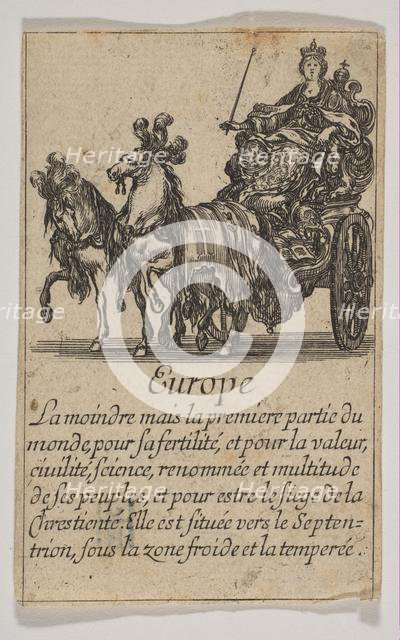 Europe, 1644. Creator: Stefano della Bella.