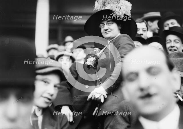 Chorus girl at TITANIC game, 1912. Creator: Bain News Service.