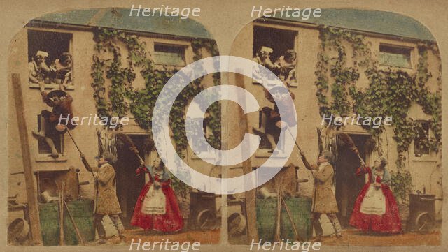 Love Laughs at Danger, about 1865. Creator: London Stereoscopic & Photographic Co.