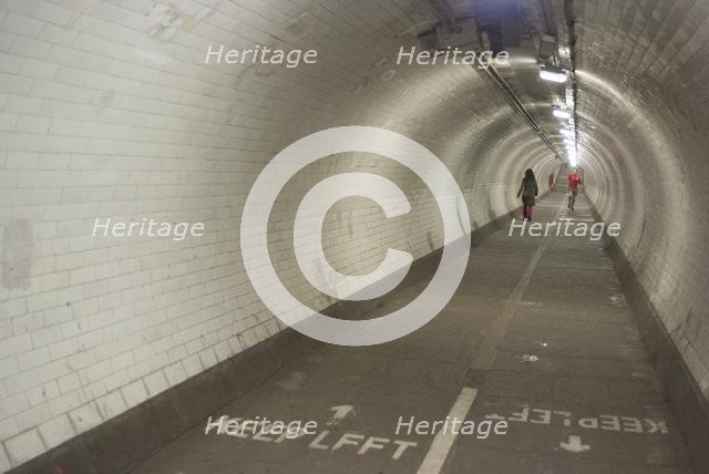 The Greenwich Foot Tunnel, London, England, UK, 2/3/10.  Creator: Ethel Davies.