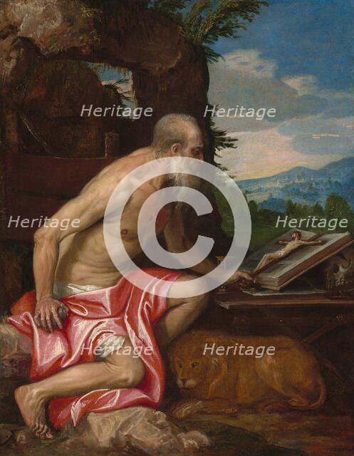 Saint Jerome in the Wilderness, c. 1575/1585. Creator: Paolo Veronese.