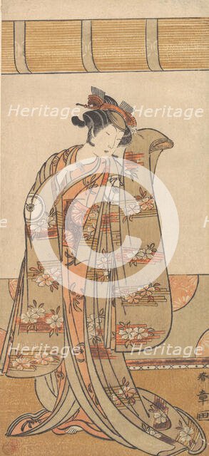 The Fourth Iwai Hanshiro as a Woman, 1773 or 1774. Creator: Shunsho.