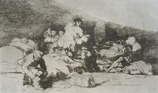 The Disasters of War, a series of etchings by Francisco de Goya (1746-1828), plate 25: 'También e…