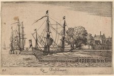 Delfshaven, 1635. Creator: Wenceslaus Hollar.