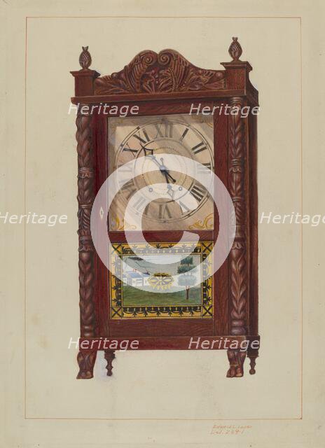 Clock, 1935/1942. Creator: Edward L Loper.