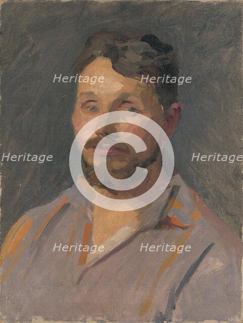 Portrait of Halász-Hradil, 1910-1920. Creator: Július Glatter.