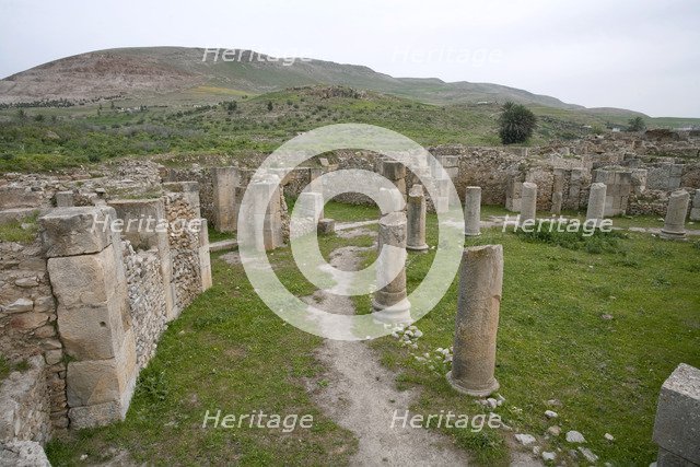 The Monumental Esplanade at Bulla Regia, Tunisia. Artist: Samuel Magal