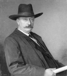 Johannes Martinus Messchaert (1857-1922), singer and singing teacher, 1903.  Creator: Jan Veth.