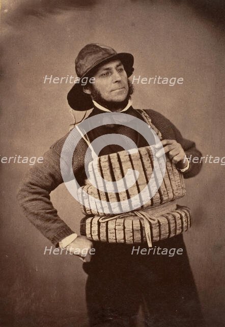 Captain of the Tenby Lifeboat, 1853-56. Creator: Mr. Gonne.