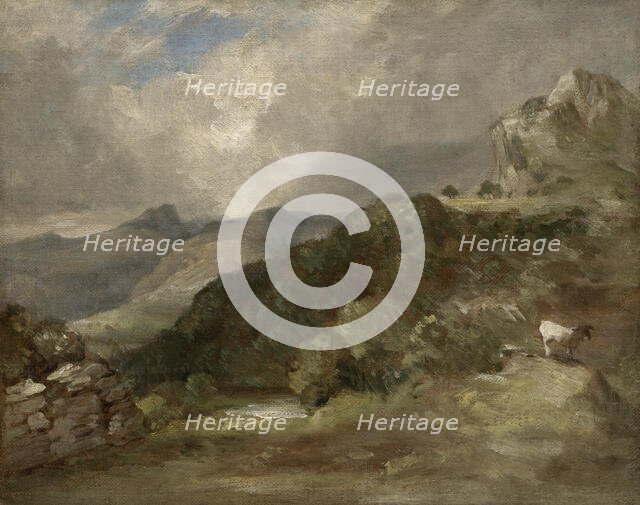 Bow Fell, Cumberland, 1807. Creator: John Constable.