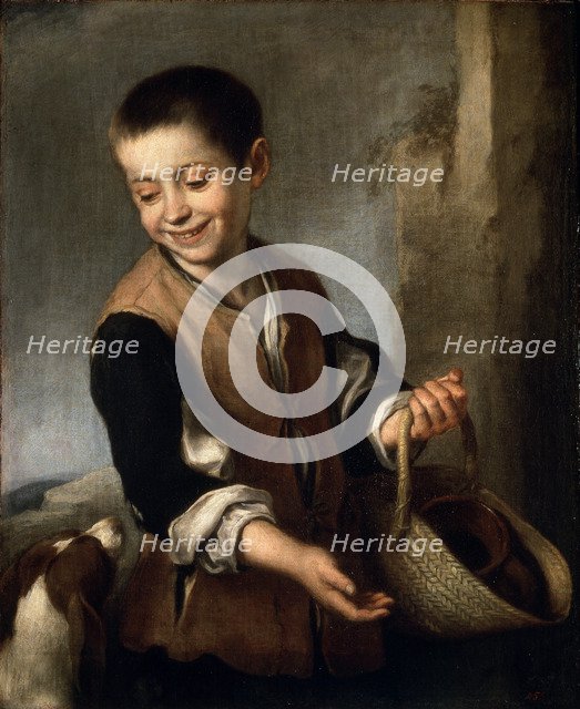 'Boy with a Dog', c1650-c1660. Artist: Bartolomé Esteban Murillo 