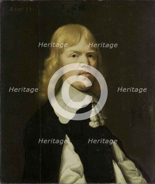 Portrait of a Man, 1655. Creator: J. Attama.