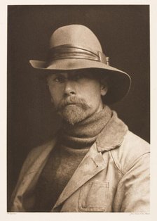 Self-Portrait, Printed c.1930. Creator: Edward Sheriff Curtis.