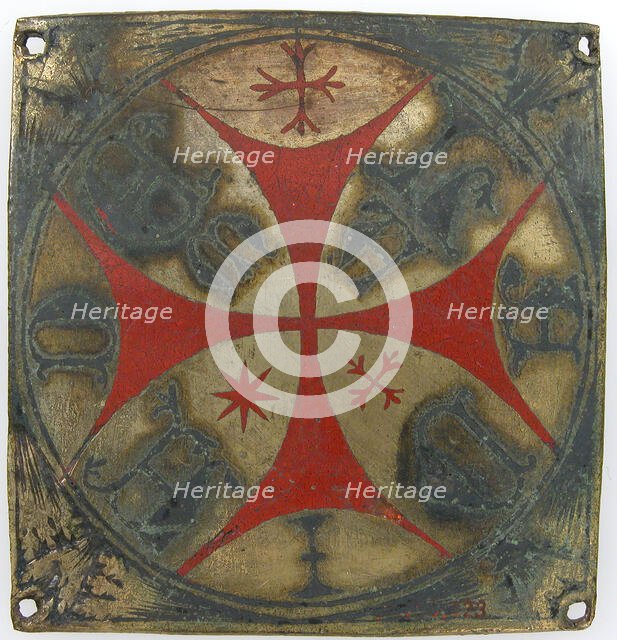 Plaque, German, 12th-13th century. Creator: Unknown.