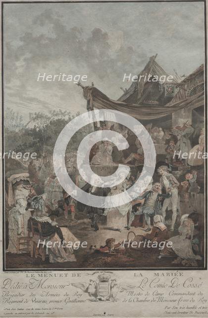 Le Menuet de la Mariée, 1786. Creator: Philibert Louis Debucourt (French, 1755-1832).