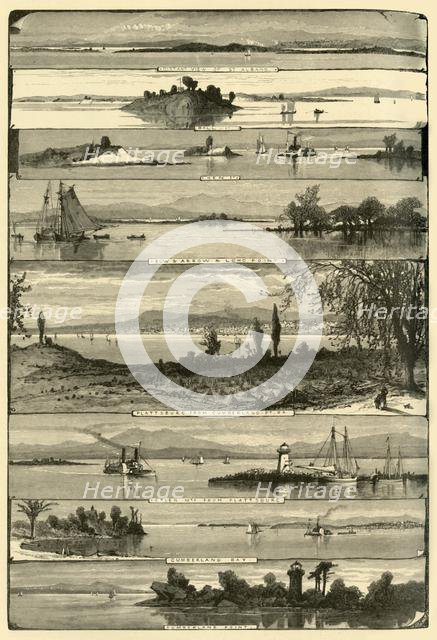 'Lake Champlain, from Plattsburg to St. Albans', 1874.  Creator: William James Palmer.