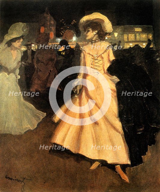 'Leaving the Moulin Rouge', 1901-1902. Artist: Tony Minartz