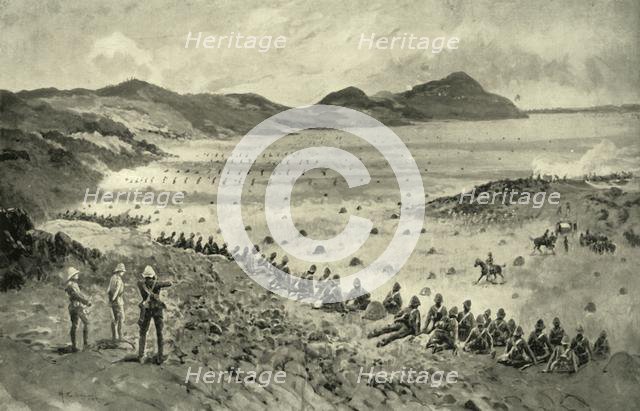 'Colonel Pilcher's Attack on Sunnyside Kopje', 1900.  Creator: HC Seppings Wright.