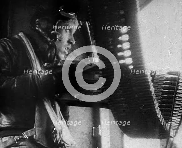 A Bomber Gunner, 1943. Creator: British Pathe Ltd.