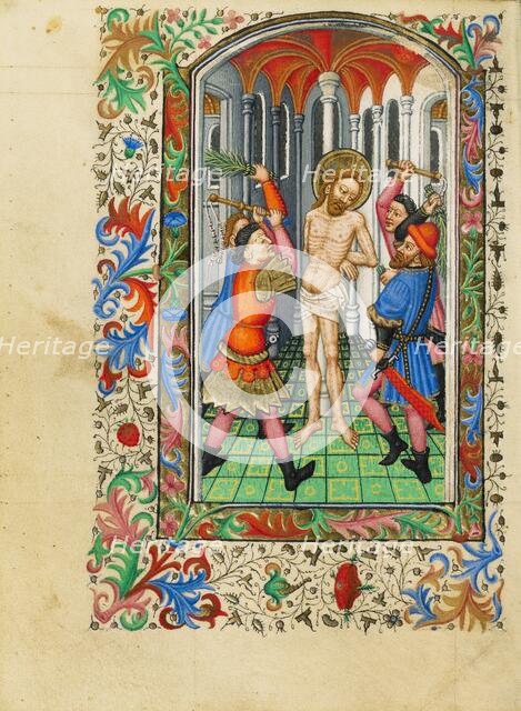 The Flagellation; Book of Hours, about 1430-1440. Creator: Fastolf Master.