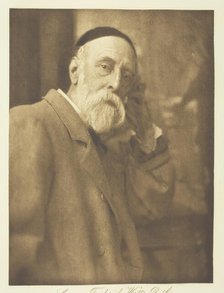 George Frederick Watts, R.A., c. 1893. Creator: Henry Herschel Hay Cameron.