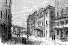 Burning of the Municipal Theatre at Nice: the theatre before the fire, 1881.  Creator: Unknown.